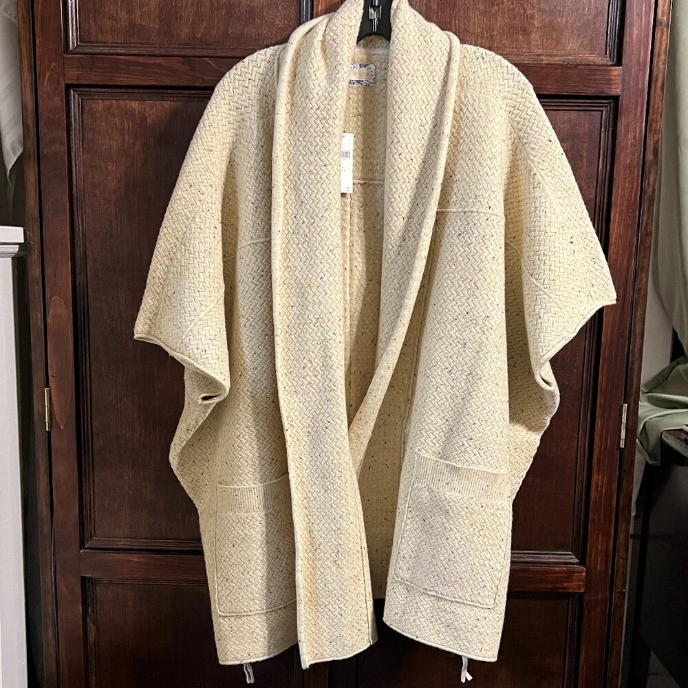 ANTHROPOLOGIE X PILCRO OPEN FRONT COVERLET SIZE S(very roomy) - Picture 2 of 10